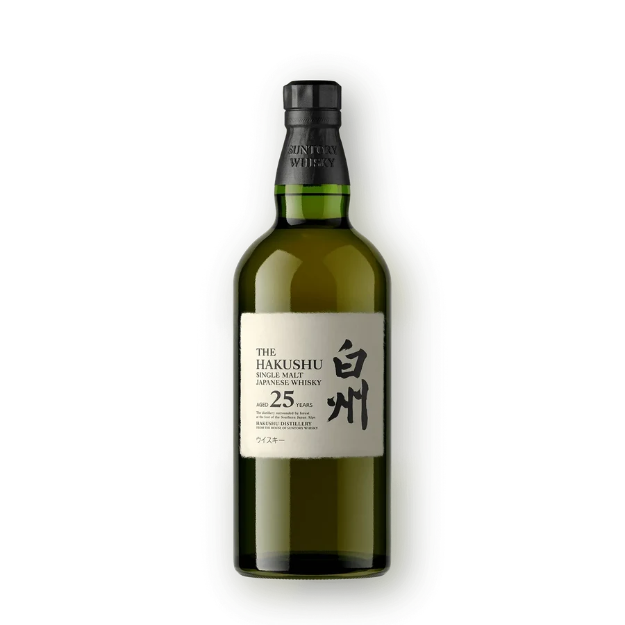 Hakushu 25 Years Old 酒瓶