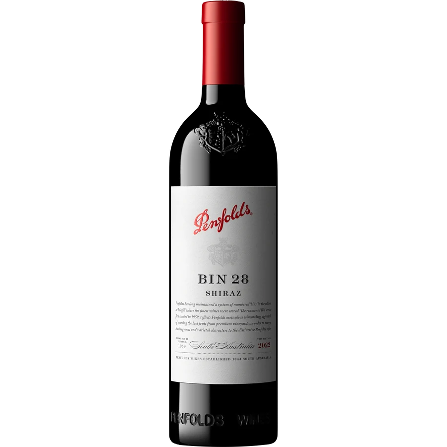 Bin 28 Shiraz 酒瓶